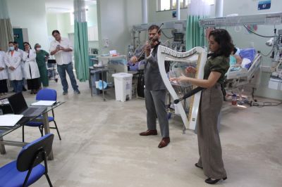 Hospital Gaspar Vianna recebe 2ª edição do projeto "Sons de Acolhimento"