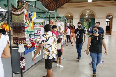 Estação Cultural de Icoaraci atrai o público com culinária, artesanato e ideias sustentáveis