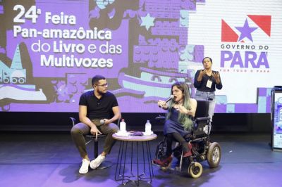 notícia: Leandrinha Du Art e dança em cadeira de rodas marcam Dia Mundial da Pessoa com Deficiência na Feira do Livro