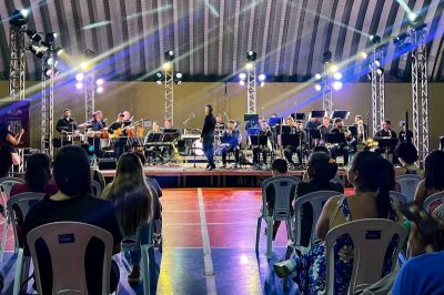 Amazônia Jazz Band faz concerto na Usina da Paz do Icuí-Guajará