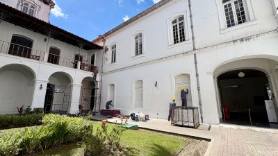 Equipamentos culturais do Estado recebem obras de manutenção