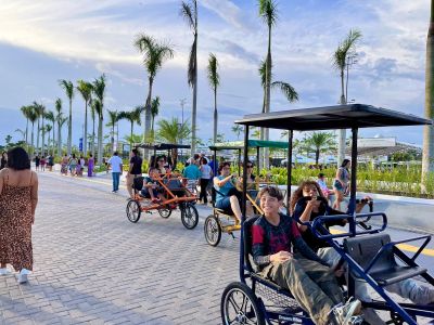 Público aproveita penúltimo final de semana de julho no Parque da Cidade