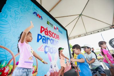 Páscoa no Parque da Cidade encerra programação com caça aos ovos e atividades para crianças